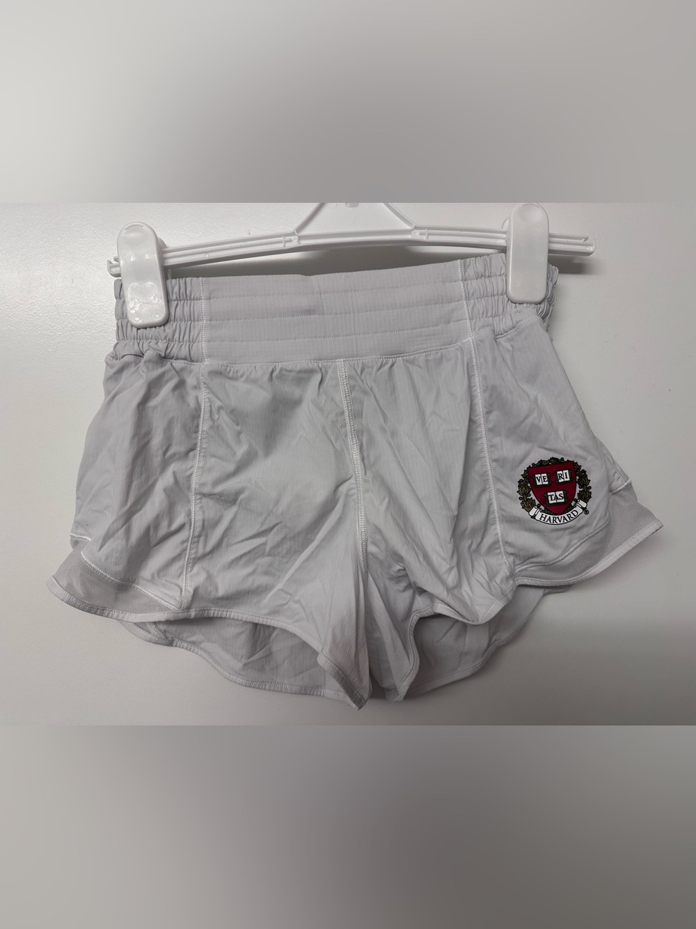 lululemon Hotty Hot High-Rise Lined Short 4" Harvard University Athletic Shorts